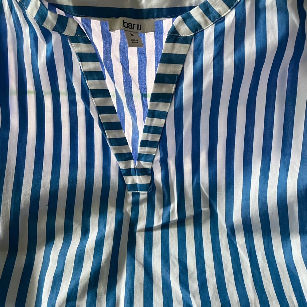 Bar 3 - Top - Blue/White - XL